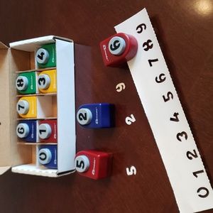 Armada Number Punches Scrapbooking